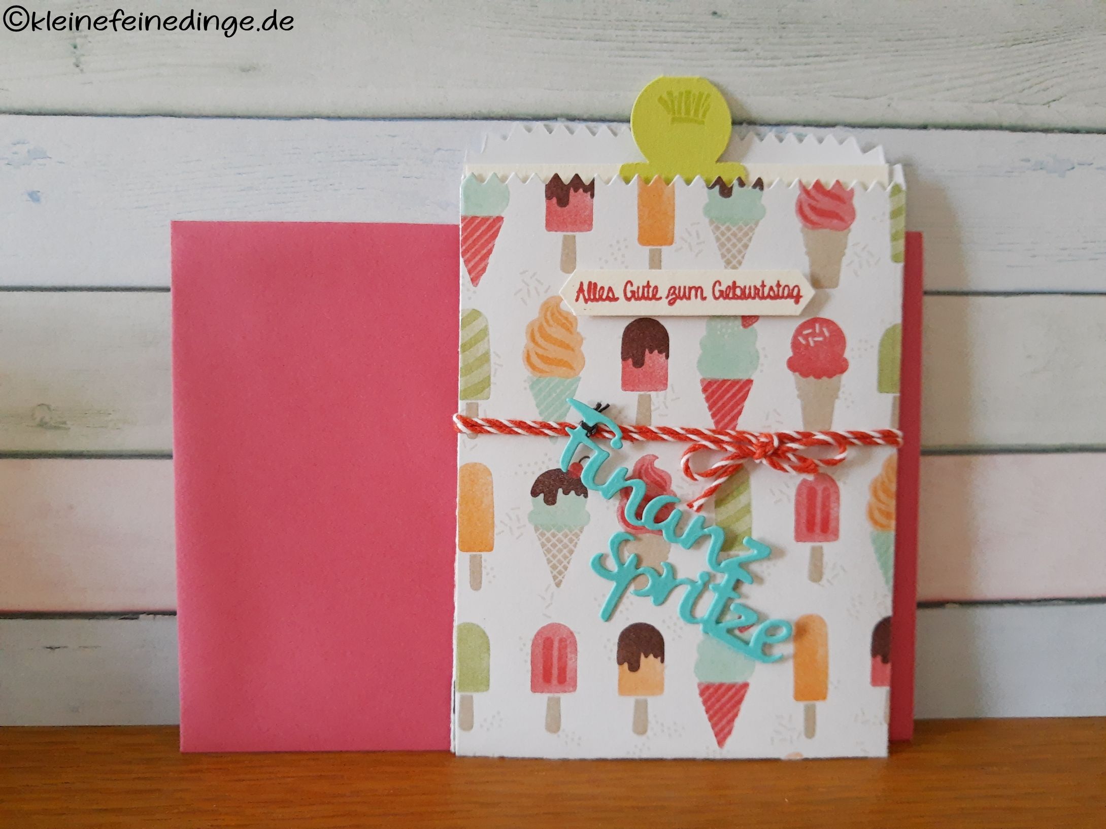 🎀 Geburtstags-Geschenkkarte „Finanzspritze – Wünsch dir was" 🎀