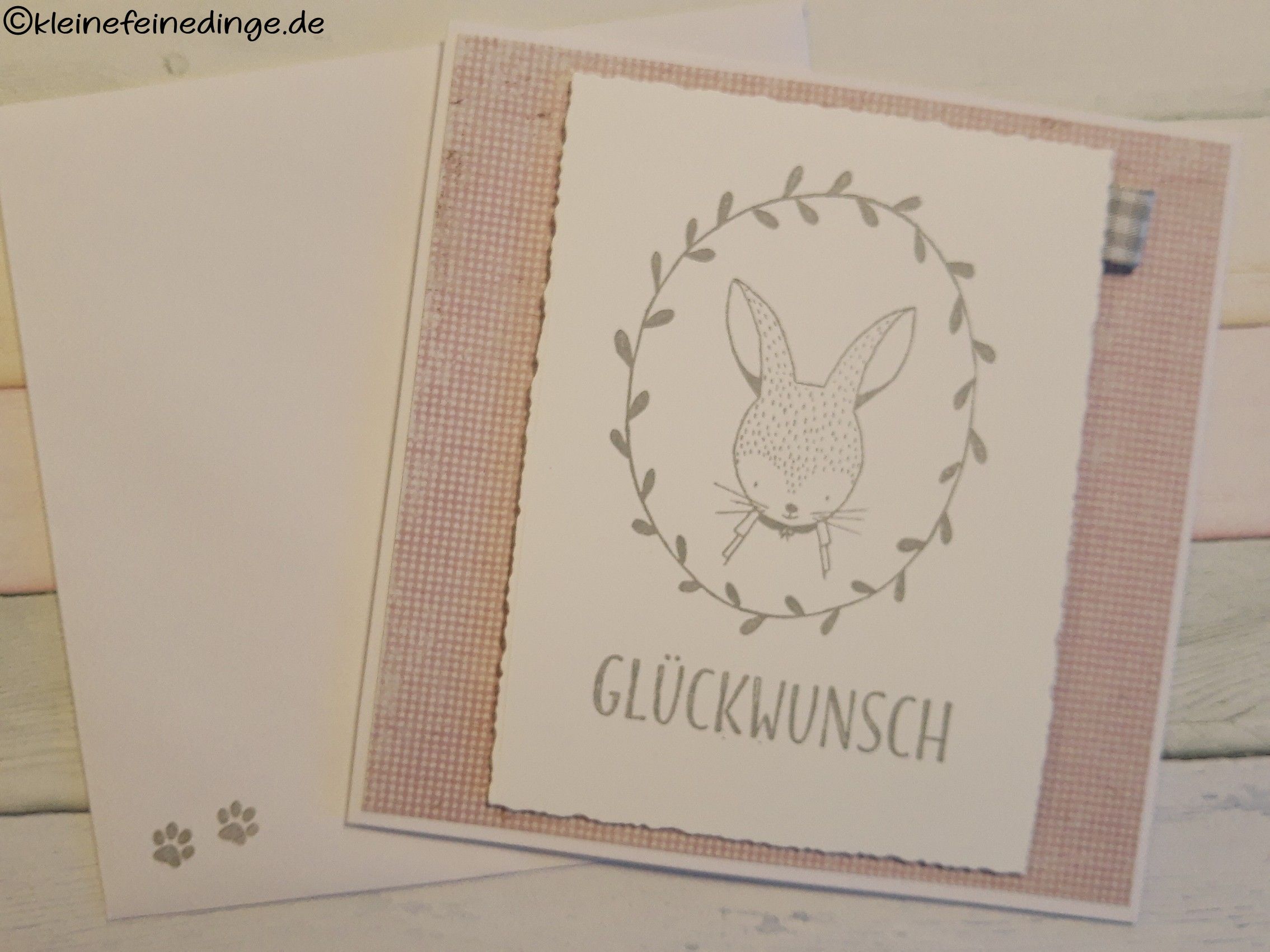 🐰 "Häschenzauber", handgemachte Glückwunschkarte  - liebevoll und einzigartig 🐰