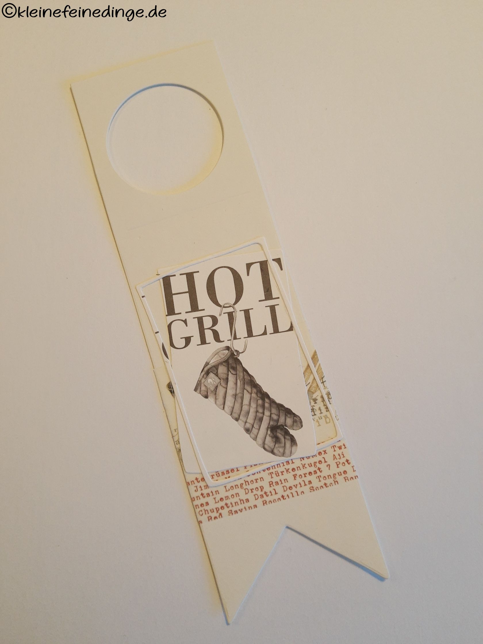 Flaschenanhänger „Hot Grill – Für Grillhelden & Glutflüsterer“ – Perfekt für Grillfans