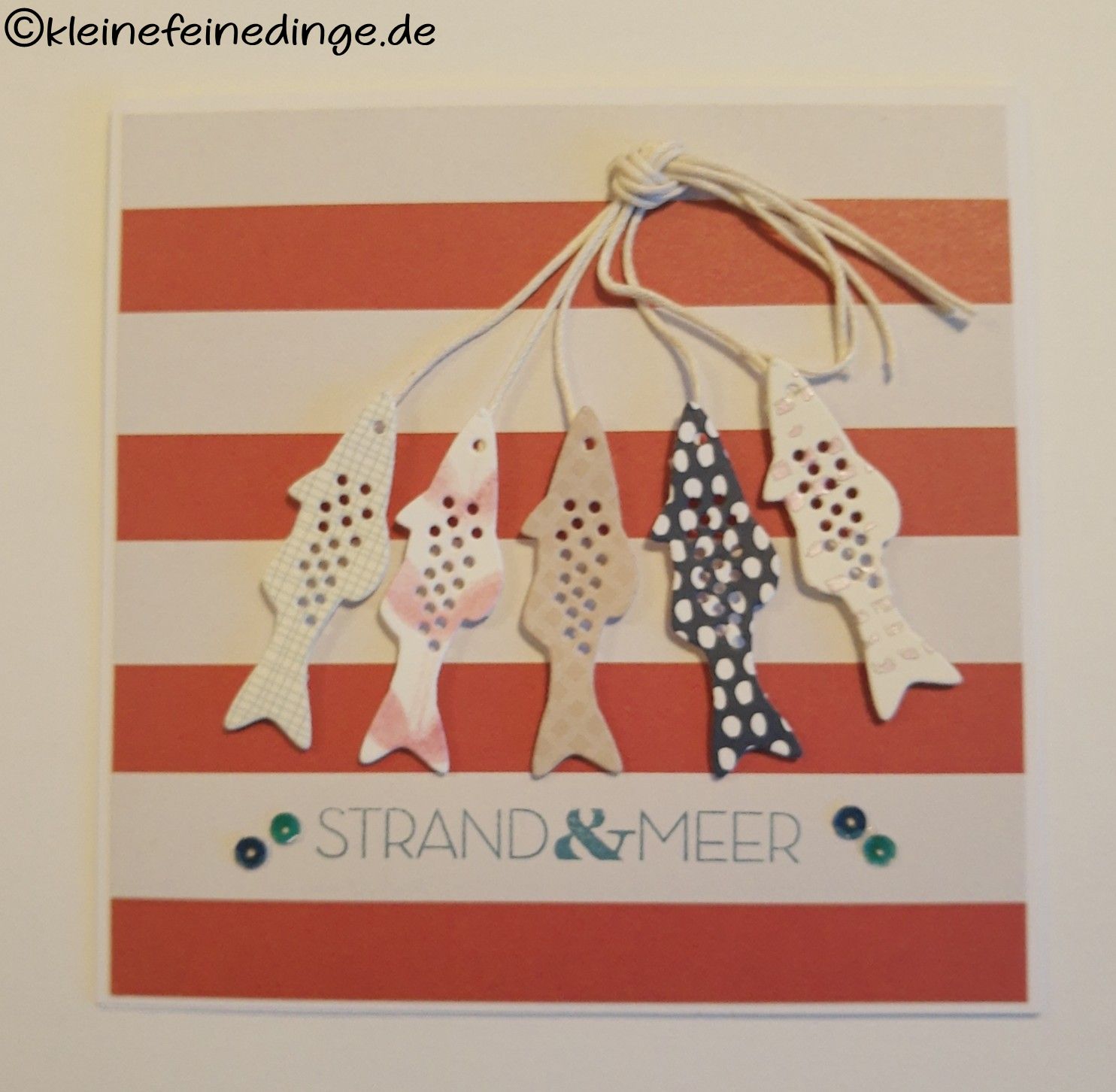 ⚓ Grußkarte „Strand & Meer“ – maritimer Charme für jeden Anlass ⚓
