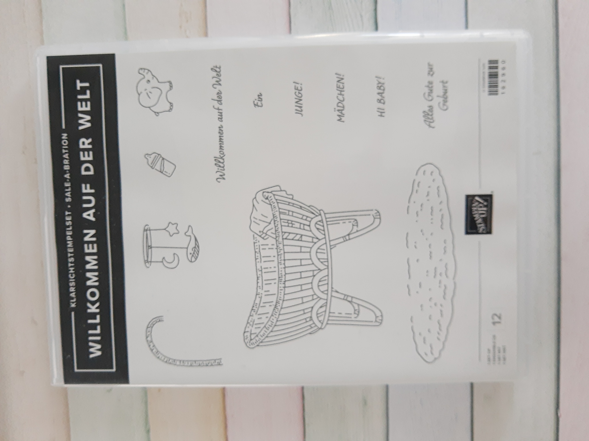 Stempelset „Willkommen auf der Welt“ – Sale A Bration, neu & originalverpackt