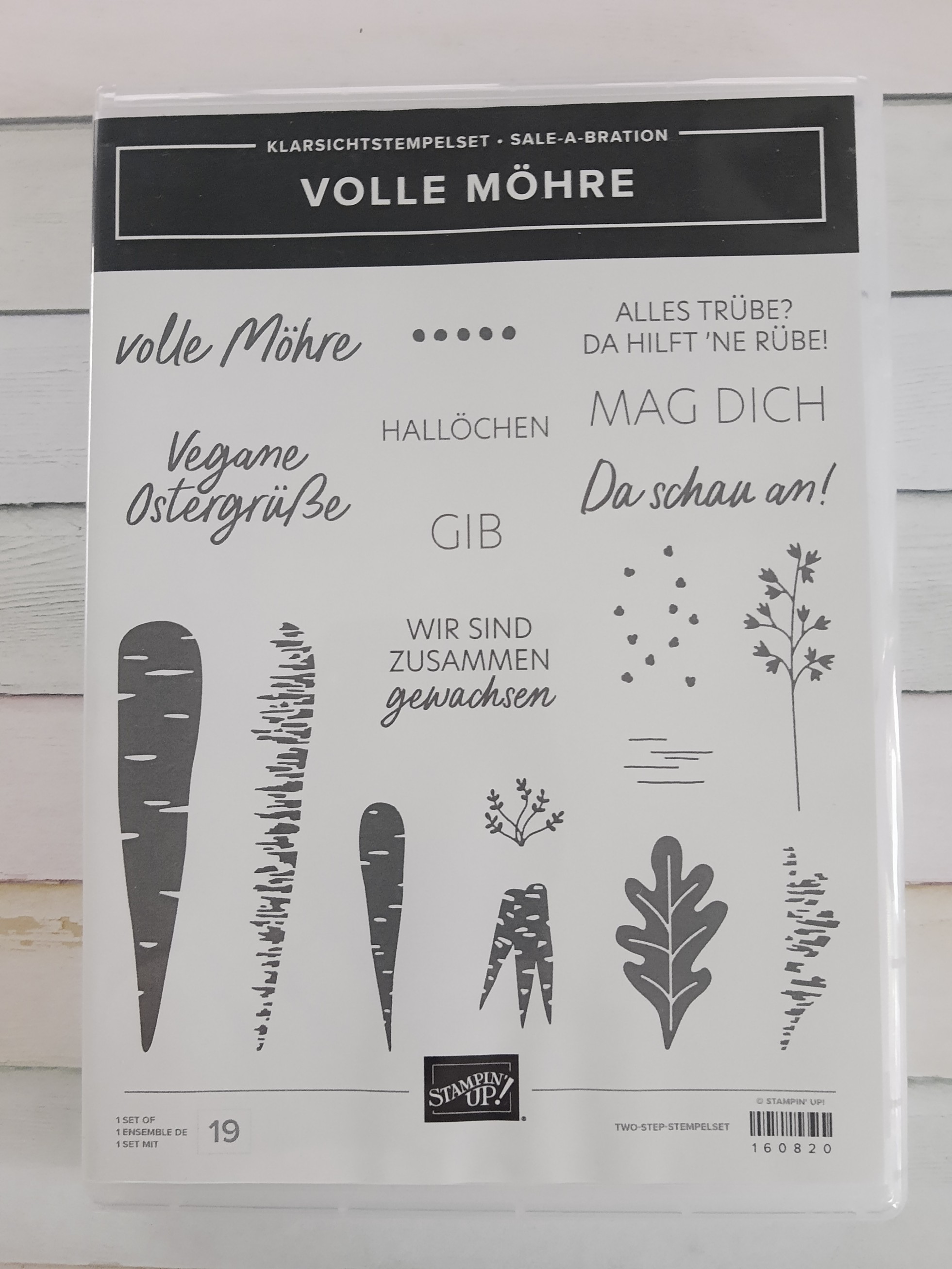 Stempelset „Volle Möhre“ – NEU & originalverpackt (Sale A Bration)