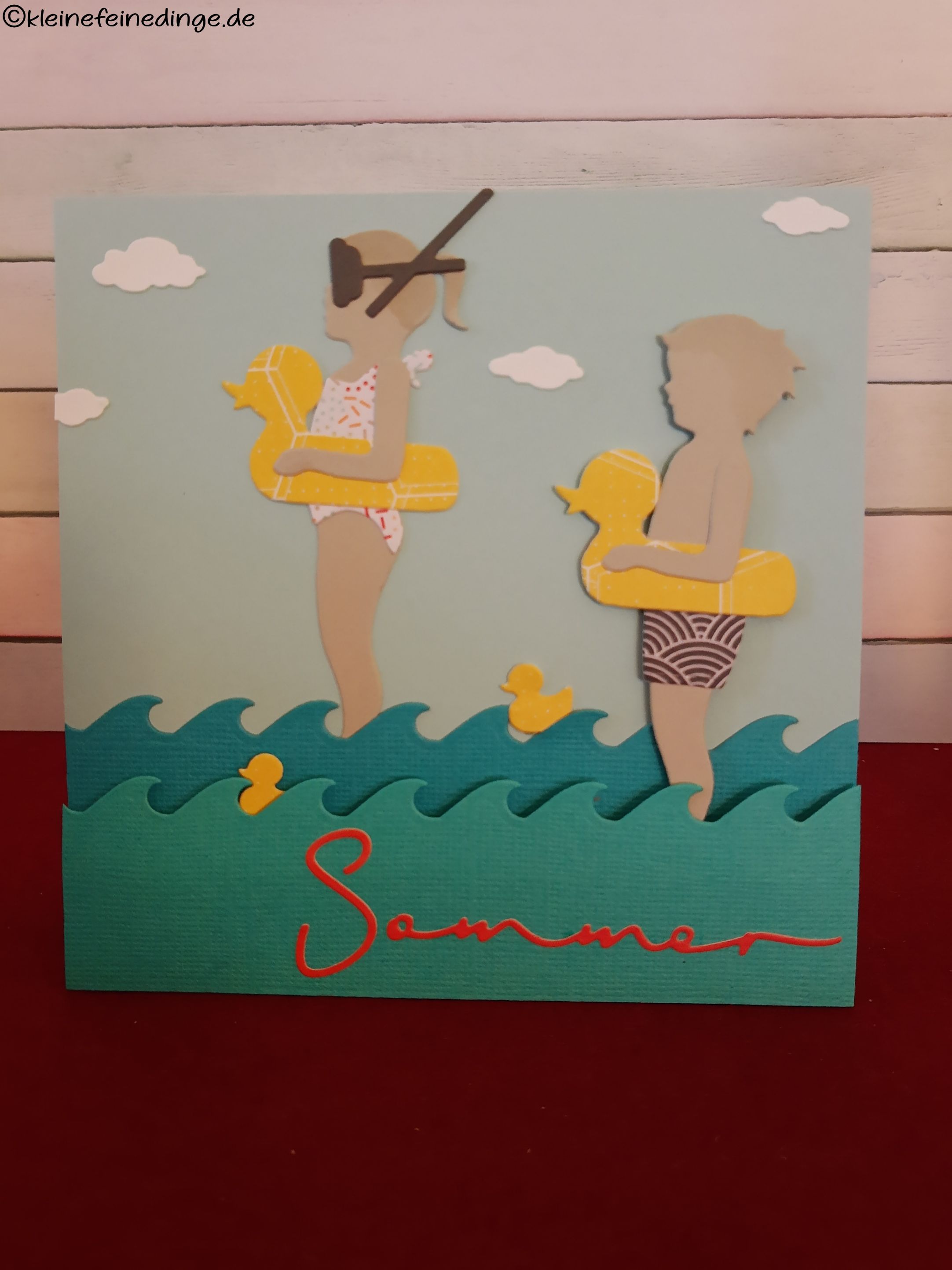 🏖️ Grußkarte – „Urlaub am Meer“ 🏖️